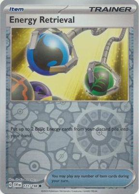 Energy Retrieval - 171/198 - Common Reverse Holo Scarlet &amp; Violet (Base Set) Reverse Holo Singles