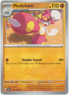 Medicham - 079/142 - Common Scarlet &amp; Violet: Stellar Crown Singles