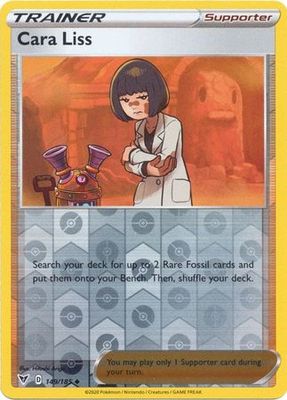 Cara Liss - 149/185 - Uncommon Reverse Holo Sword &amp; Shield: Vivid Voltage Reverse Holo Singles