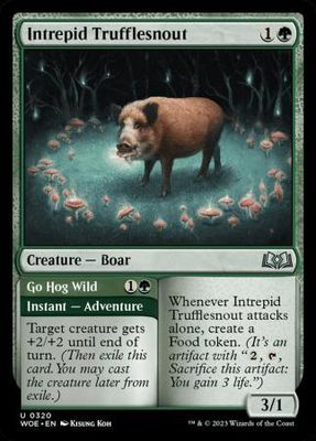 Intrepid Trufflesnout 0320 Wilds of Eldraine Singles (Español)