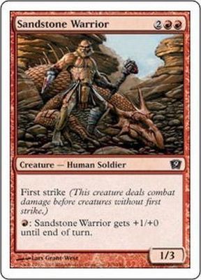 Sandstone Warrior MTG 9th Edition Singles