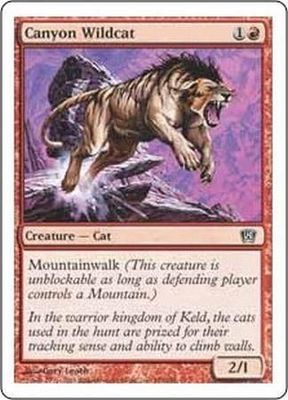 Canyon Wildcat MTG 8th Edition Singles