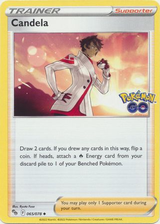 Candela - 065/078 - Uncommon Pokemon Go Singles