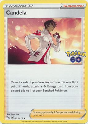 Candela - 065/078 - Uncommon Pokemon Go Singles (Español)