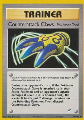 Counterattack Claws - 97/105 - Uncommon Unlimited Neo Destiny Unlimited Singles