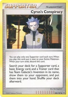 Cyrus&#39;s Conspiracy - 105/127 - Uncommon Platinum (Base Set) Singles