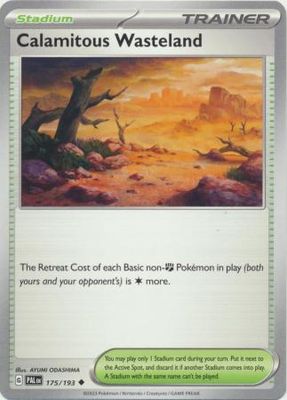 Calamitous Wasteland - 175/193 - Uncommon Scarlet &amp; Violet: Paldea Evolved Singles