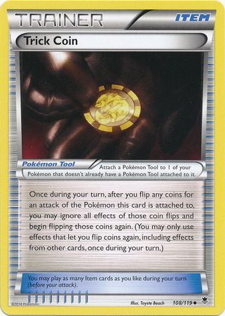 Trick Coin - 108/119 - Uncommon XY: Phantom Forces Singles