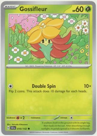 Gossifleur - 010/142 - Common Scarlet &amp; Violet: Stellar Crown Singles