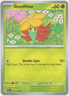 Gossifleur - 010/142 - Common Scarlet &amp; Violet: Stellar Crown Singles