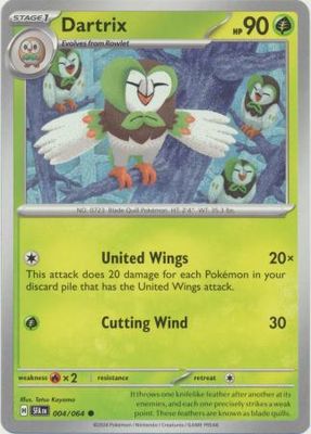 Dartrix - 004/064 - Common Shrouded Fable Singles