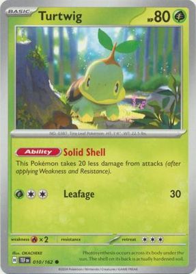 Turtwig - 010/162 - Common Scarlet &amp; Violet: Temporal Forces Singles