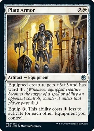 Plate Armor 032/281 Adventures in the Forgotten Realms Singles