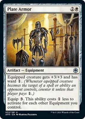 Plate Armor 032/281 Adventures in the Forgotten Realms Singles (Español)