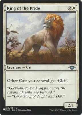 King of the Pride 016/254 - The List The List Singles