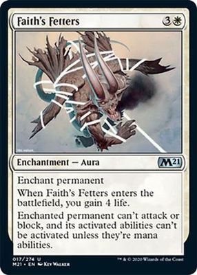 Faith&#39;s Fetters 017/274 Magic 2021 (M21) Singles