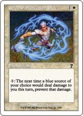 Circle of Protection: Blue MTG 7th Edition Singles