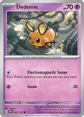 Dedenne - 087/191 - Common Scarlet &amp; Violet: Surging Sparks Singles