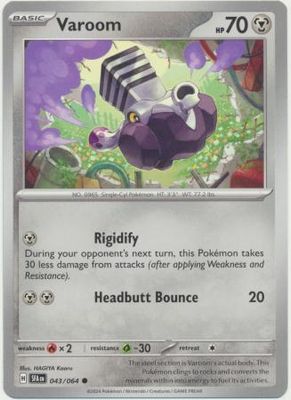 Varoom - 043/064 - Common Shrouded Fable Singles