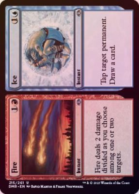 Fire // Ice 215/261 - Foil Dominaria Remastered Foil Singles