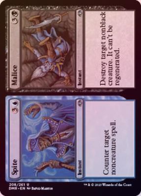 Spite // Malice 208/261 - Foil Dominaria Remastered Foil Singles