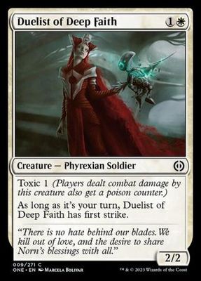Duelist of Deep Faith 009/271 Phyrexia All Will Be One Singles