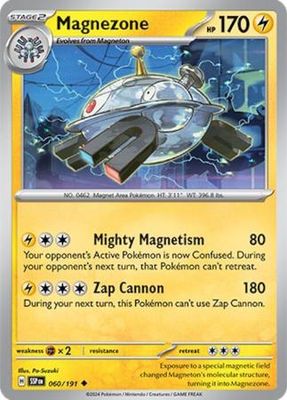 Magnezone - 060/191 - Uncommon Scarlet &amp; Violet: Surging Sparks Singles (Español)
