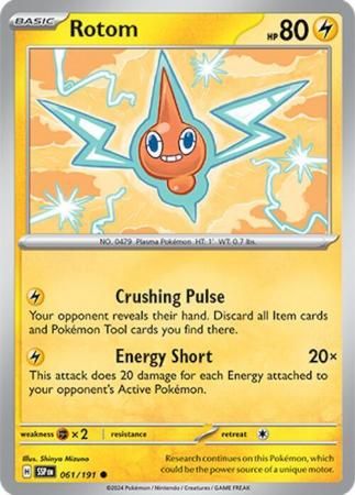 Rotom - 061/191 - Common Scarlet &amp; Violet: Surging Sparks Singles