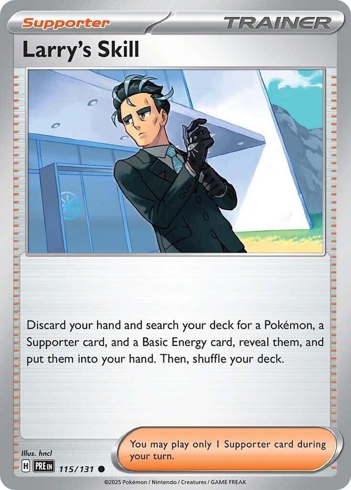 GA Larry&#39;s Skill - 115/131 - SV: Prismatic Evolutions SV: Prismatic Evolutions