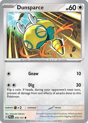 GA Dunsparce - SV: Prismatic Evolutions SV: Prismatic Evolutions