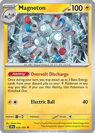Magneton - 059/191 - Uncommon Scarlet &amp; Violet: Surging Sparks Singles(Español)
