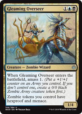 Gleaming Overseer 198/264 - War of the Spark Singles (Español)