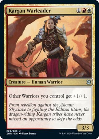 Kargan Warleader 224/280 - Zendikar Rising Singles (Español)
