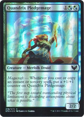 Quandrix Pledgemage 219/275 - Foil Strixhaven: School of Mages Foil Singles