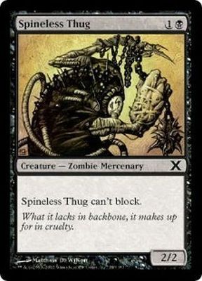 Spineless Thug 180/383 MTG 10th Edition Singles