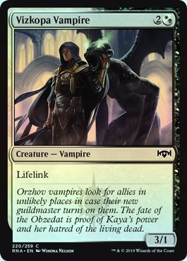 Vizkopa Vampire 220/259 - Foil Ravnica Allegiance Foil Singles