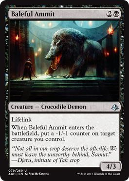 Baleful Ammit 079/269 - Amonkhet Singles