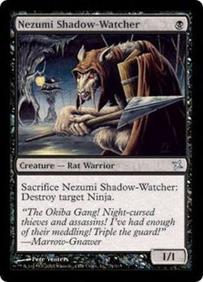 Nezumi Shadow-Watcher 74/165 - Betrayers of Kamigawa Singles (Esapñol)