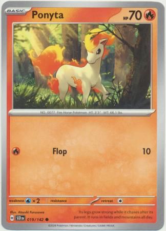 Ponyta - 019/142 - Common Scarlet &amp; Violet: Stellar Crown Singles