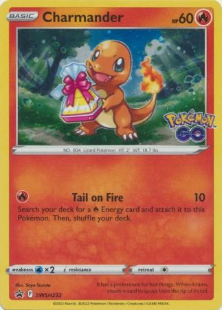 Charmander - SWSH232 - Holo Rare Pokemon Sword &amp; Shield Promos (Español)