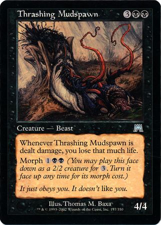 Thrashing Mudspawn 177/350 - Onslaught Singles