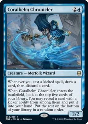 Coralhelm Chronicler 054/280 Zendikar Rising Singles