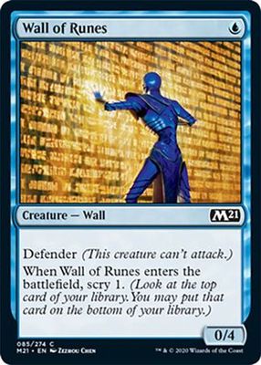 Wall of Runes 085/274 - Magic 2021 (M21) Singles