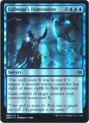 Lullmage&#39;s Domination 066/280 - Foil Zendikar Rising Foil Singles
