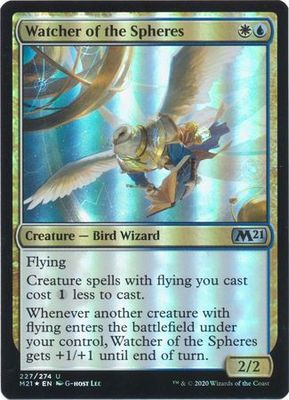 Watcher of the Spheres 227/274 - Foil Magic 2021 (M21) Foil Singles