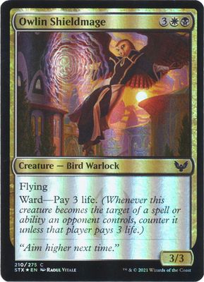 Owlin Shieldmage 210/275 - Foil Strixhaven: School of Mages Foil Singles