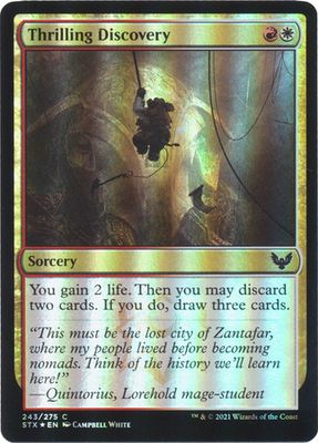 Thrilling Discovery 243/275 - Foil Strixhaven: School of Mages Foil Singles