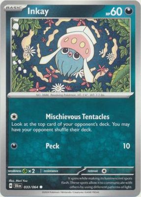Inkay - 033/064 - Common Shrouded Fable Singles