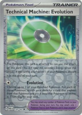 Technical Machine: Evolution - 178/182 - Uncommon Reverse Holo Scarlet &amp; Violet: Paradox Rift Reverse Holo Singles
