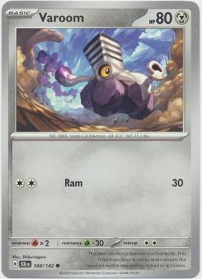 Varoom - 108/142 - Common Scarlet &amp; Violet: Stellar Crown Singles